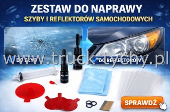 Zestaw do naprawy szyby reflektorów samochodowych